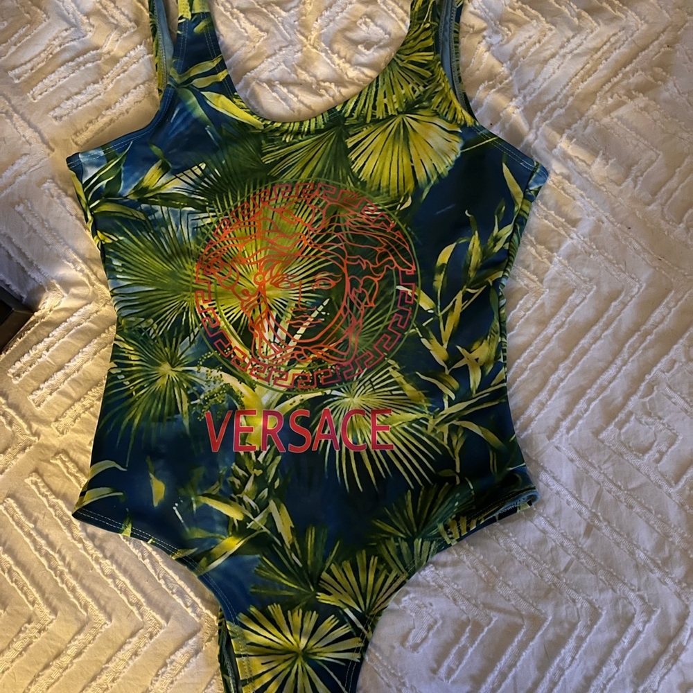 Versace  One Piece in Green and Blue